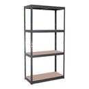 2x VRS Shelving Units - 1600mm High & 1x Workbench - 1600mm Wide - Grey