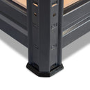 4x HRX Industrial Shelving - 1770mm High - up to 600kg - Grey