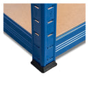 3x VRS Shelving Unit - 1800mm High - Blue with 12x 60L Wham Plastic Storage Boxes