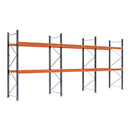 1x Pallet Racking Extension Bay 900mm deep - Blue & Orange
