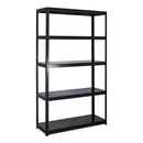 2x MT Metal Shed Shelving - 1800mm High - 90/130kg - Black