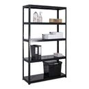 4x MT Metal Shed Shelving - 1800mm High - 90/130kg - Black