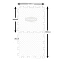 Garage Floor Tiles Kit (PVC) - Checker Plate Surface