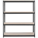 1x CRW Heavy Duty Shelving - 2200mm High - Grey with 12x 62L Wham DIY Plastic Storage Boxes