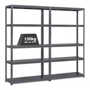 2x MT Metal Shed Shelving - 1800mm High - 90/130kg - Grey
