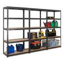3x VRS Garage Shelving - 1800mm High - 200/280kg - Grey
