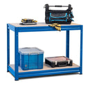1x HRX Heavy Duty Workbench - 870mm High - 600kg - Blue