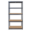 1x VRS Shelving Unit - 1800mm High - Grey with 8x 60L Wham Plastic Storage Boxes