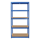 1x VRS Shelving Unit - 1800mm High - Blue with 8x 33.5L Really Useful Boxes