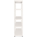 4x MT Metal Shed Shelving - 1800mm High - 90/130kg - White