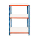 1x SX200 Workbench - 915mm High - 200kg - Melamine - Blue/Orange