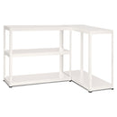 4x MT Metal Shed Shelving - 1800mm High - 90/130kg - White