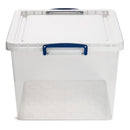 3x VRS Shelving Units - 1600mm High - Grey with 12x 33.5L Really Useful Boxes