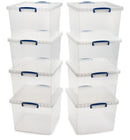 8 & 12x 33.5L Really Useful Boxes - Clear