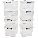 Nestable Really Useful Boxes - Clear - All Sizes