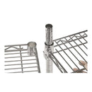 1x Eclipse Chrome Wire Shelving - 1820mm High - 300kg