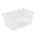Wham Plastic Storage Boxes - Clear - All Sizes