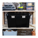 2x 48L Recycled Storage Trunk - Black
