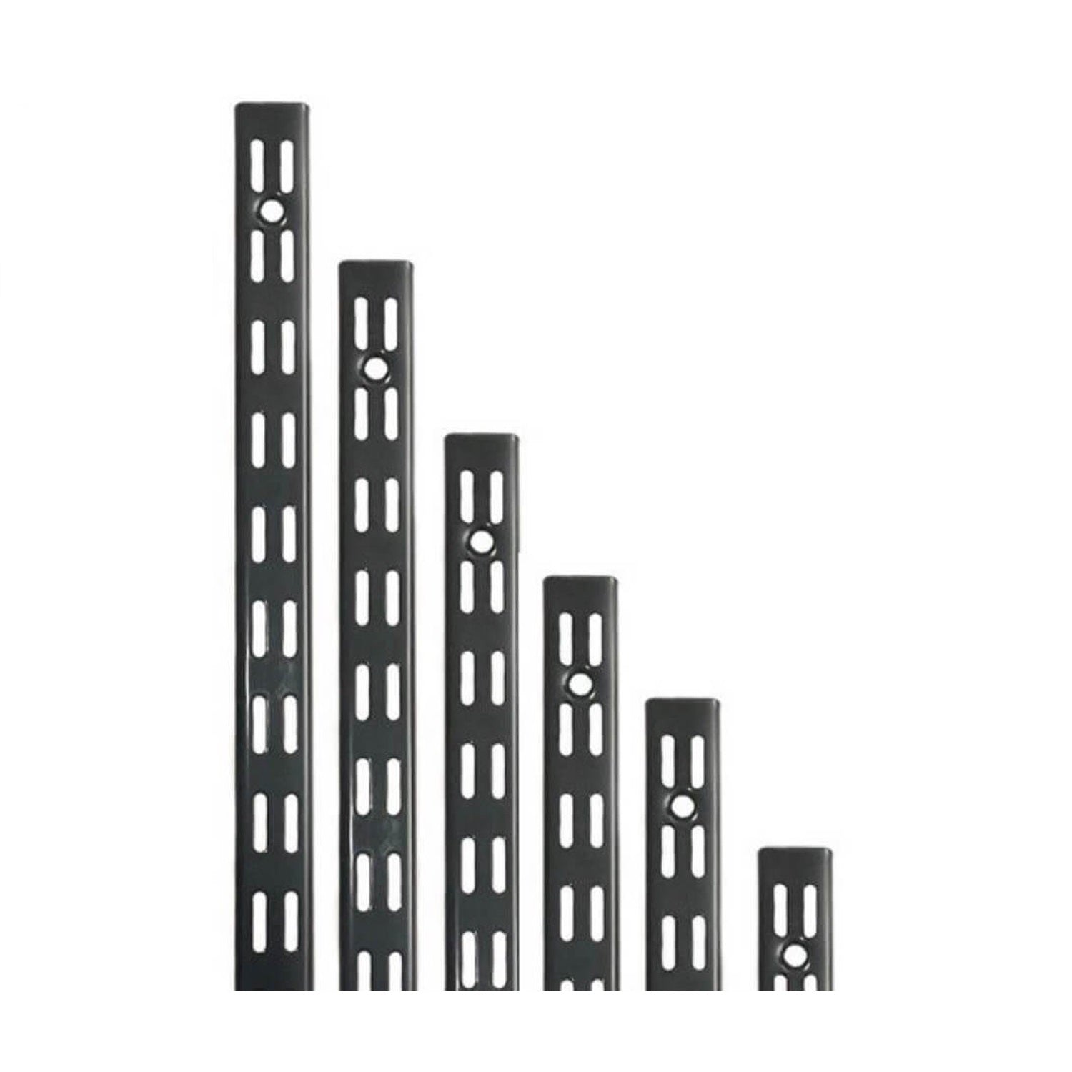 Twin Slot Shelving Uprights Custom Build Black Tufferman