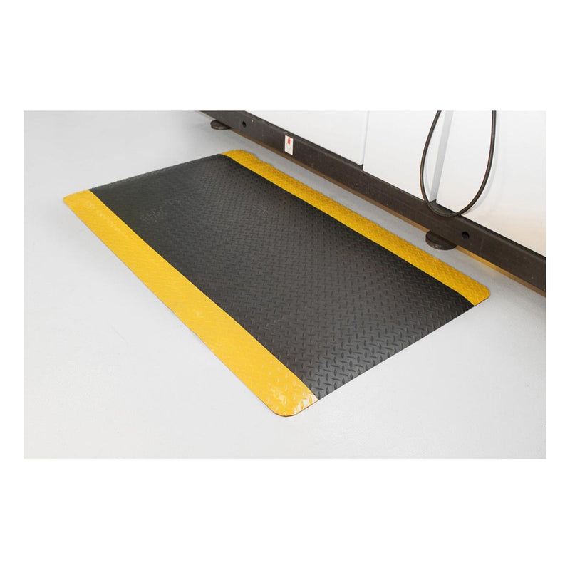Deckplate Anti-Fatigue Mat - Black & Yellow