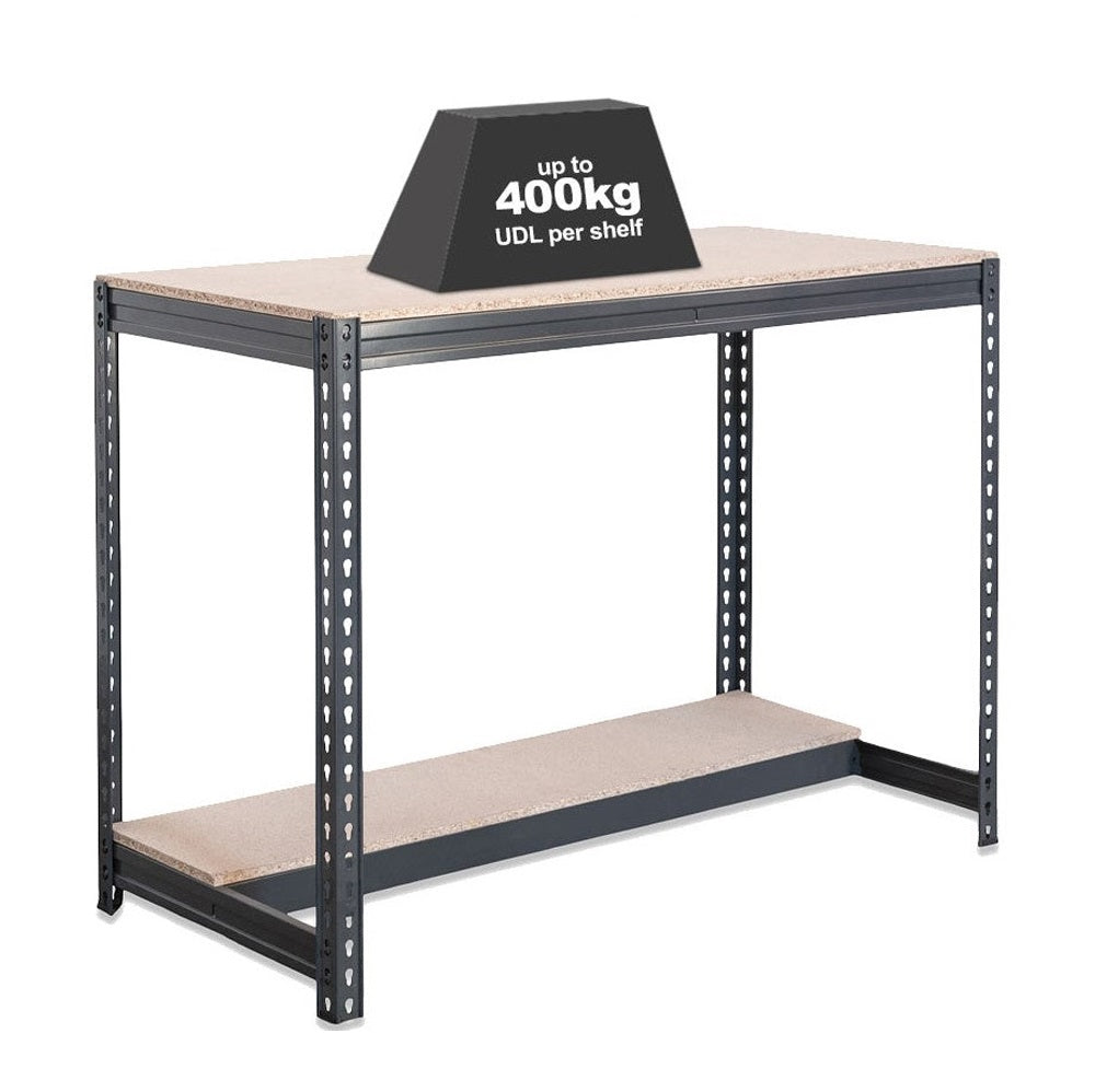 1x Storalex CRW Garage Workbench Lower Half Shelf 915mm High 400kg