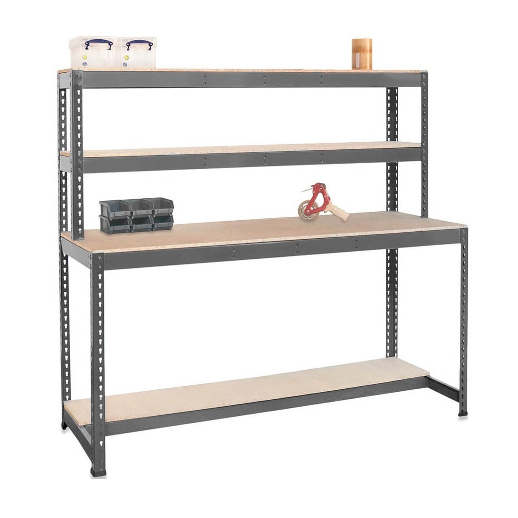 Storalex CRW Workstation - 1670mm High 500kg Chipboard - Grey