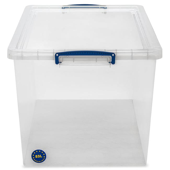 Nestable Really Useful Boxes - Clear - All Sizes