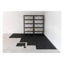 Interlocking Floor Tiles (PVC) - Checker Plate Surface