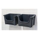 50L Large Stacking Pick Bins - Grey