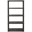 1x PTR Plastic Shelving - 1760mm High - 20kg - Charcoal