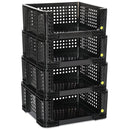 Really Useful Open Front Crates - Black - 3 Sizes