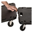 Linkable Plastic Dollies - Black - 100kg