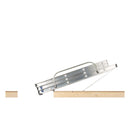 Werner Aluminium Loft Ladder with Handrail - 2 Section