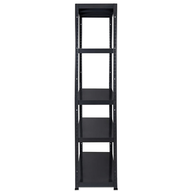 1x MT Metal Shelving - 1800mm High - 90/130kg - Black