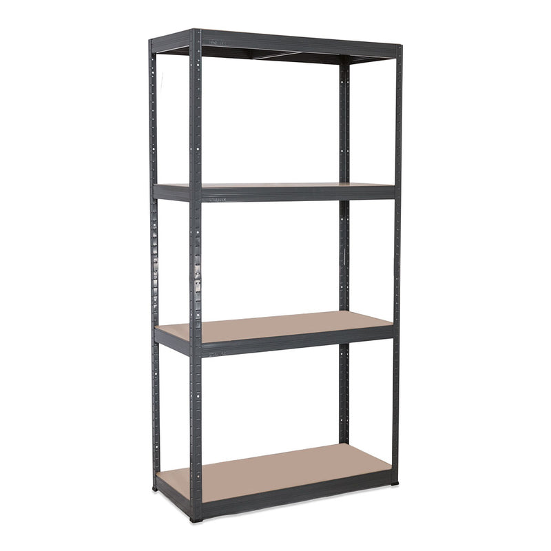 2x VRS Shelving Units - 1600mm High & 1x Workbench - 1200mm Wide - Grey