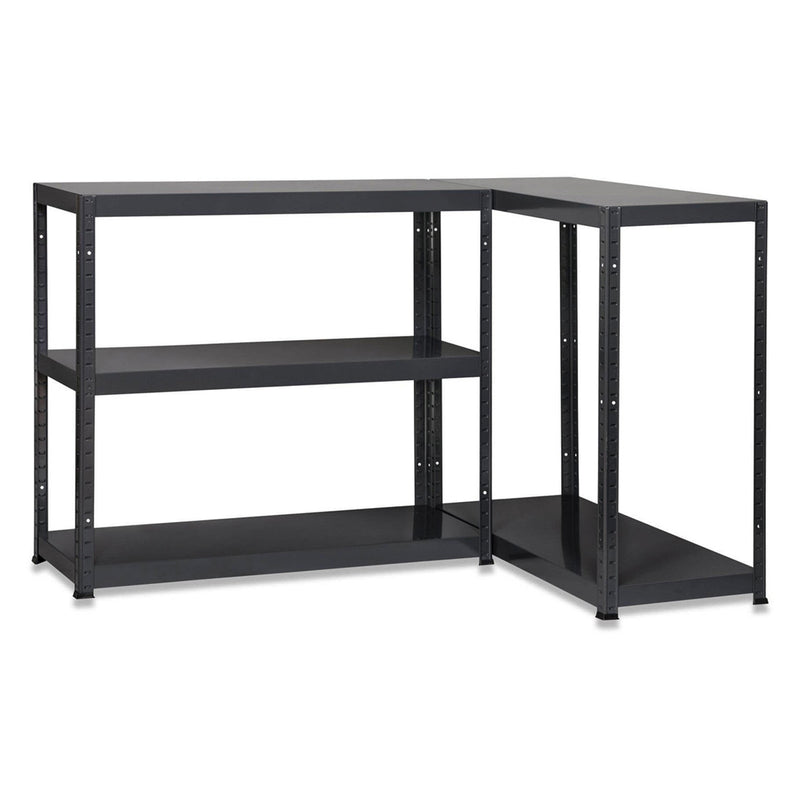 1x MT Metal Shed Shelving - 1800mm High - 90/130kg - Black