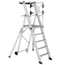 Climb-It Large Platform Folding Steps with Safety Gates