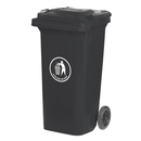 GPC Wheeled Bin - Dark Grey