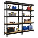 2x MSR Garage Shelving - 1800mm High - Up to 300kg - Black