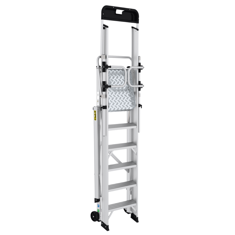 Climb-It Large Platform Folding Steps with Safety Gates