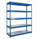 1x SX400 Industrial Shelving - 1980mm High - 400kg - Steel - Blue