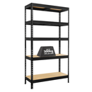 1x MSR Heavy Duty Shelving - 1800mm High - Up to 300kg - Black