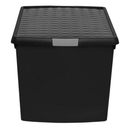 Wham DIY Plastic Storage Boxes - Black - 3 Sizes