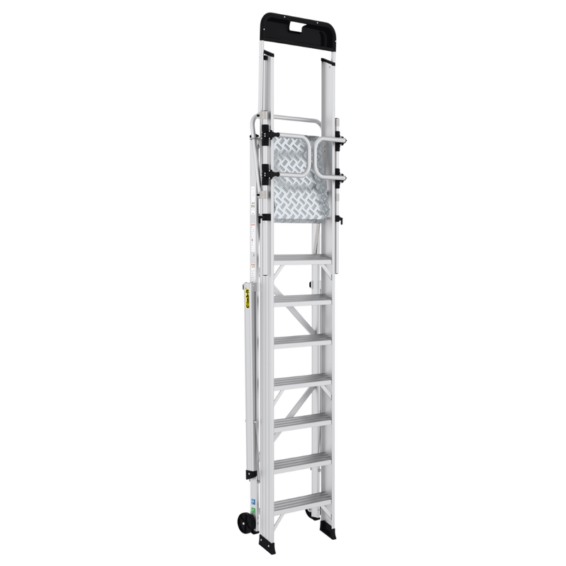 Climb-It Large Platform Folding Steps with Safety Gates