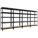 4x MSR Garage Shelving - 1800mm High - Up to 300kg - Black