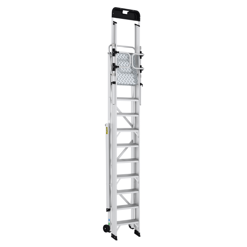 Climb-It Large Platform Folding Steps with Safety Gates