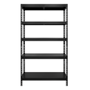1x MSR Metal Shelving - 1800mm High - Up to 150kg - Steel Decks - Black