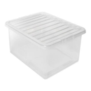 3x MSR Shelving Units - 1800mm High - Black with 8x 60L Wham Plastic Storage Boxes