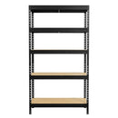 1x MSR Shelving Unit - 1800mm High - Black with 12x 33.5L Really Useful Boxes