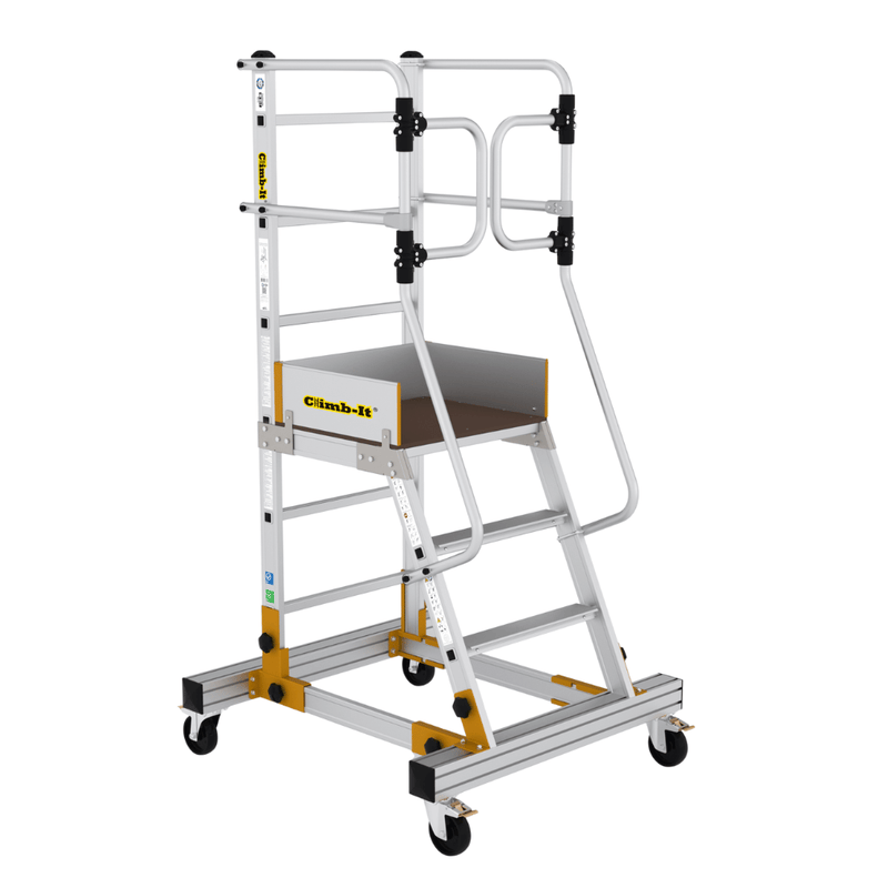 Tufferman Climb-It Mobile Steps with Safety Gate - Tufferman